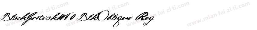 BlackGroteskW10 BlkOblique Regular字体转换